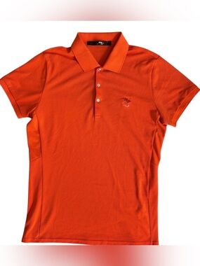 RLX Ralph Lauren Women’s Performance Polo Shirt. Orange. Sz M